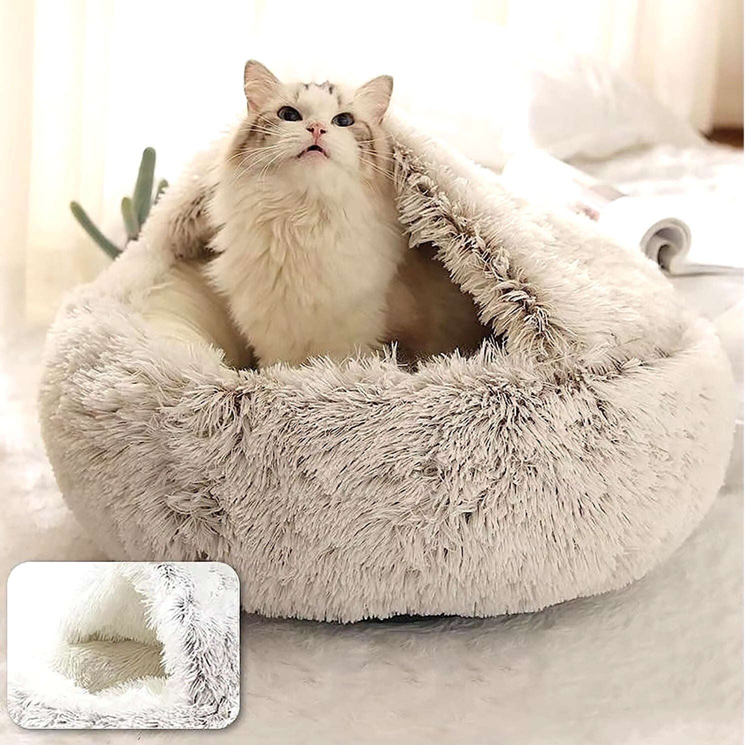 Soft Plush Pet Bed for Cat Dog